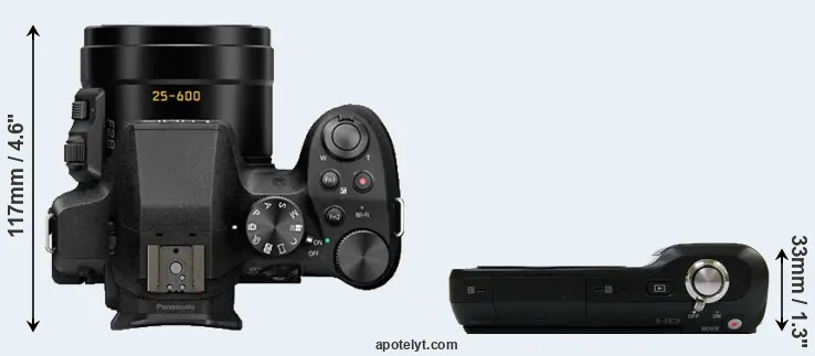 Compare FZ330 versus NEX-3 top