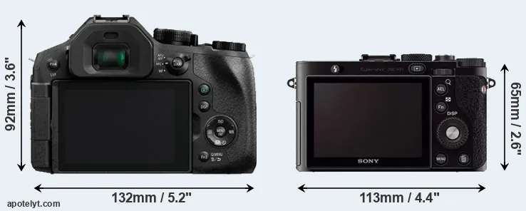 Comparison FZ330 or RX1 rear