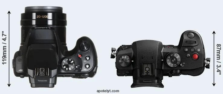 Compare FZ80 versus GH5 II top