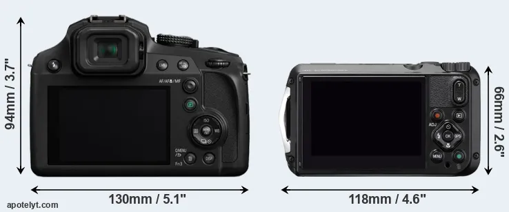Comparison FZ80 or WG-6 rear