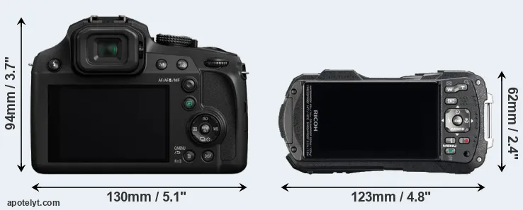 Comparison FZ80 or WG-60 rear