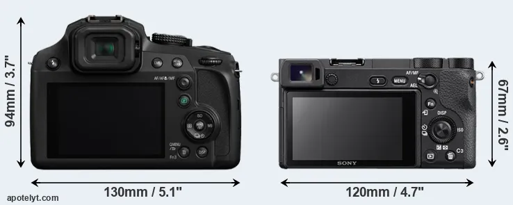 Comparison FZ80 or A6500 rear