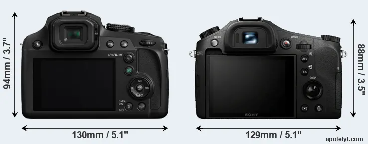 Comparison FZ80 or RX10 rear