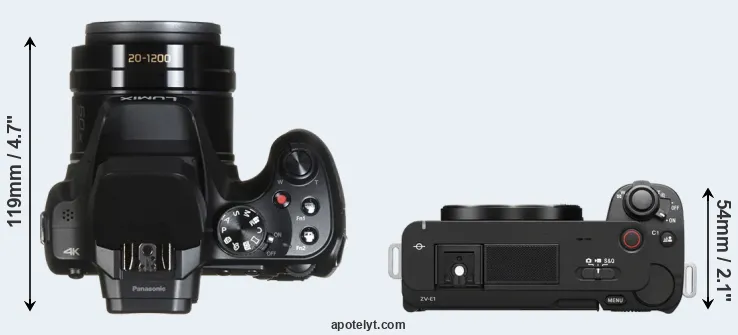 Compare FZ80 versus ZV-E1 top