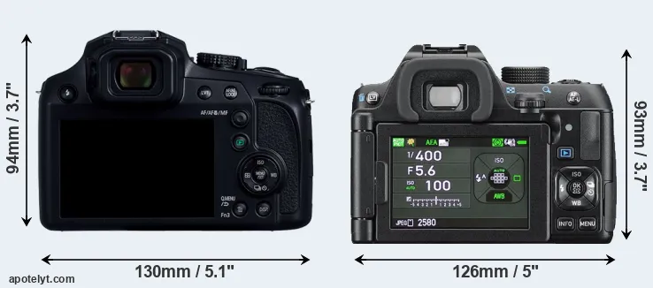 Comparison FZ80D or K-70 rear