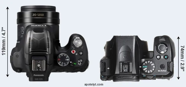 Compare FZ80D versus K-70 top
