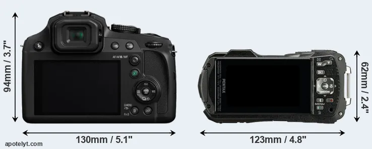 Comparison FZ82 or WG-90 rear
