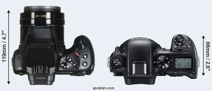 Compare FZ82 versus NX1 top