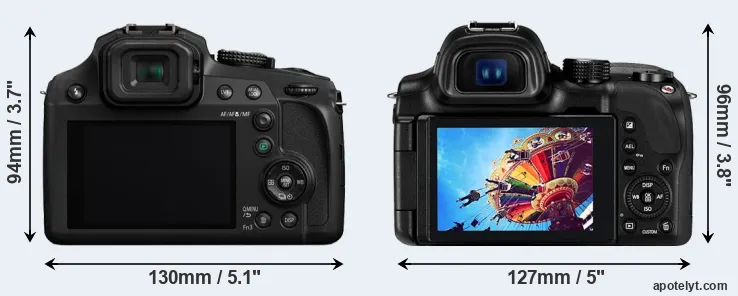 Comparison FZ82 or NX30 rear