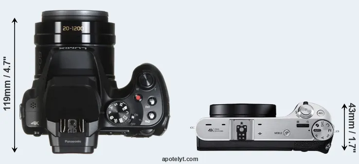 Compare FZ82 versus NX500 top