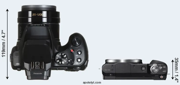 Compare FZ82 versus NEX-3N top