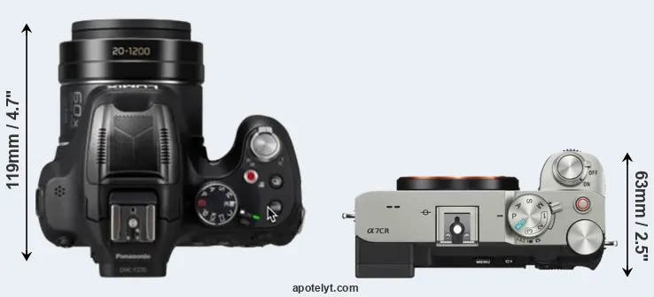 Compare FZ82D versus A7C R top