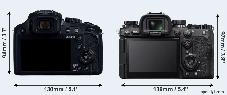 Comparison FZ82D or A9 III rear
