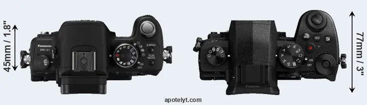 Compare G1 versus G95 top