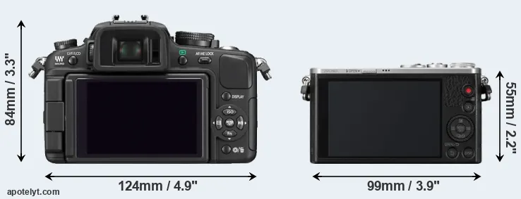 Comparison G1 or GM1 rear