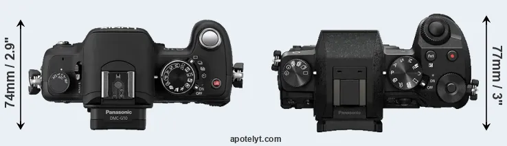 Compare G10 versus G7 top