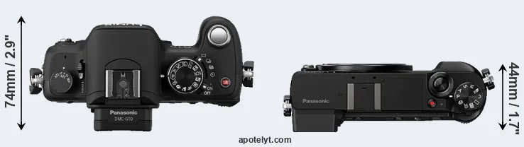 Compare G10 versus GX80 top