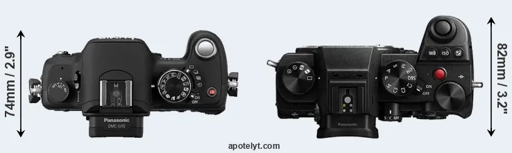Compare G10 versus S5 top