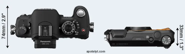 Compare G10 versus WG-6 top