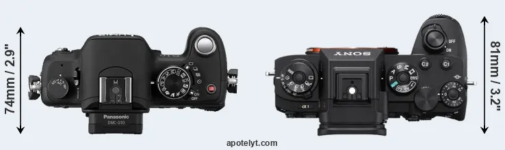 Compare G10 versus A1 top