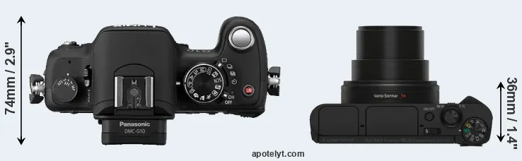 Compare G10 versus HX80 top