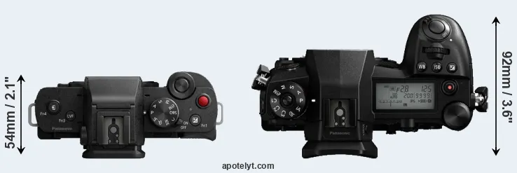 Compare G100 versus G9 top