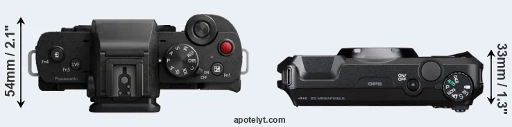 Compare G100 versus WG-8 top