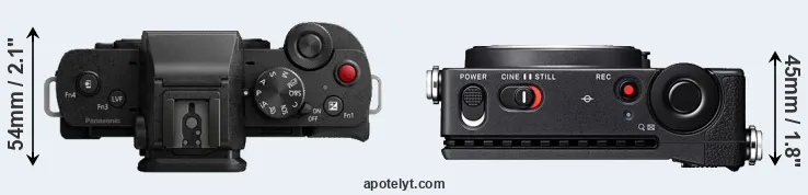 Compare G100 versus fp L top