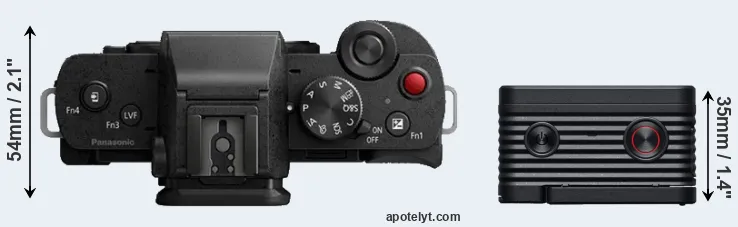 Compare G100 versus RX0 II top