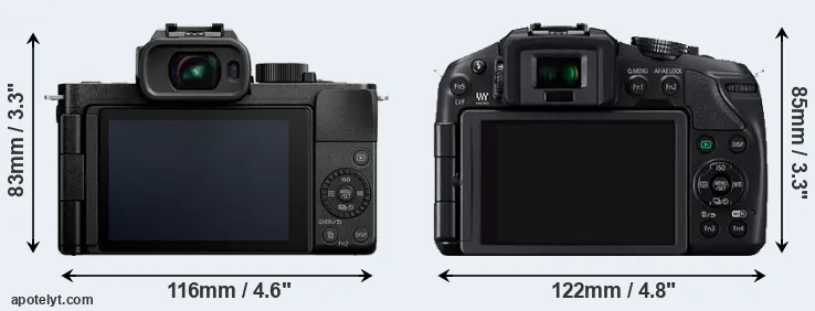 Comparison G110 or G6 rear