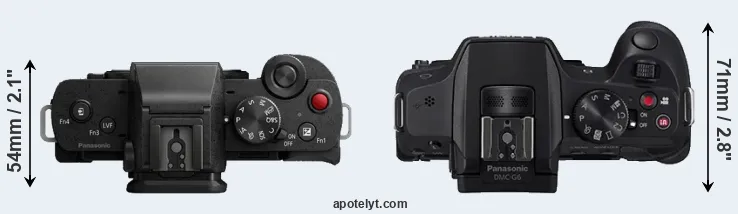 Compare G110 versus G6 top