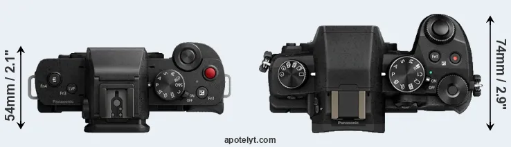 Compare G110 versus G85 top