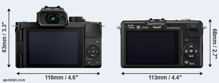Comparison G110 or GF2 rear