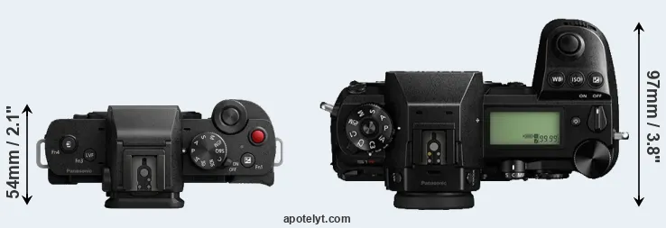 Compare G110 versus S1R top