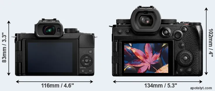 Comparison G110 or S5 II rear