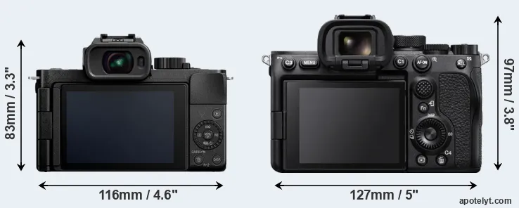 Comparison G110 or A7S III rear