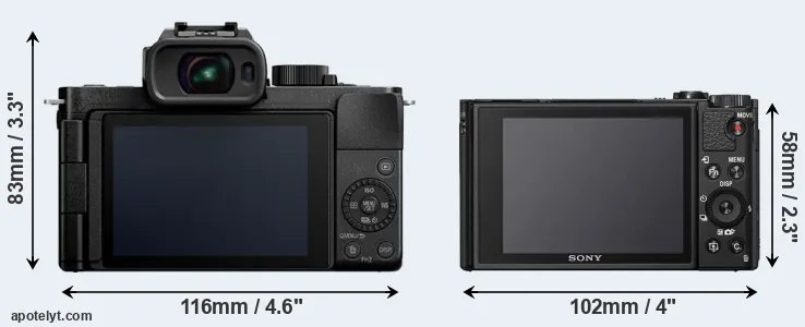 Comparison G110 or HX99 rear