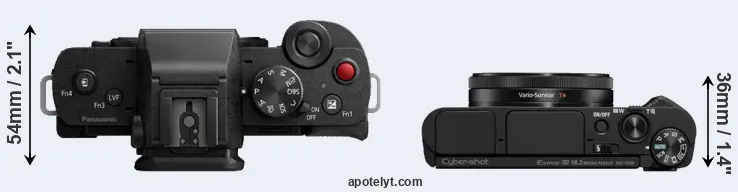 Compare G110 versus HX99 top
