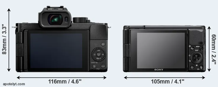 Comparison G110 or ZV-1 rear