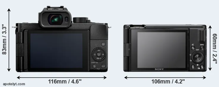 Comparison G110 or ZV-1F rear