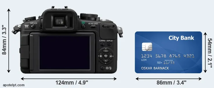 G2 and credit card rear side