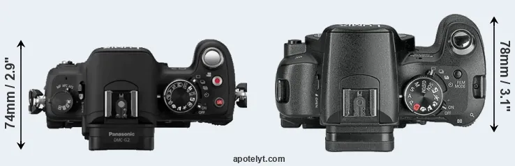 Compare G2 versus L10 top