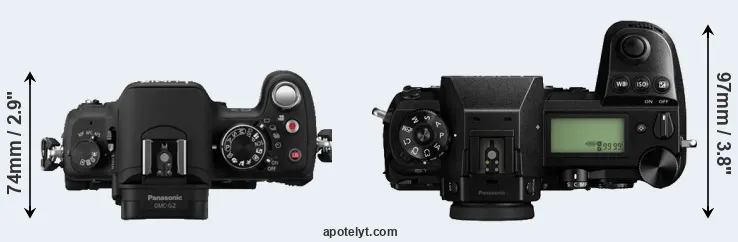 Compare G2 versus S1 top