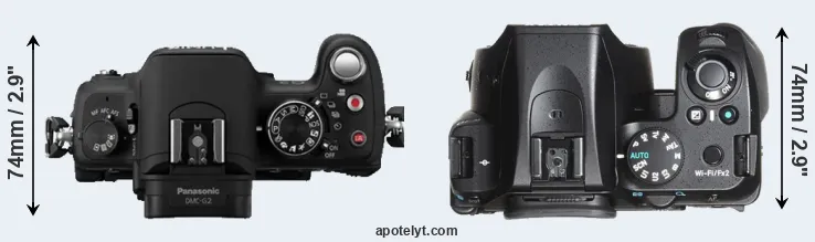Compare G2 versus K-70 top