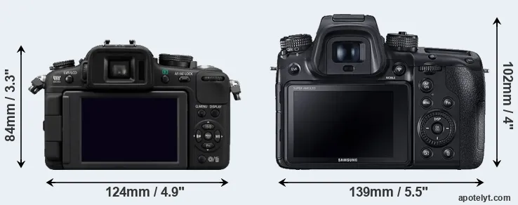 Comparison G2 or NX1 rear