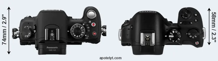 Compare G2 versus NX30 top