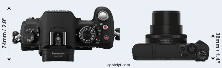 Compare G2 versus HX90V top