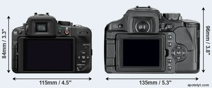 Comparison G3 or L10 rear