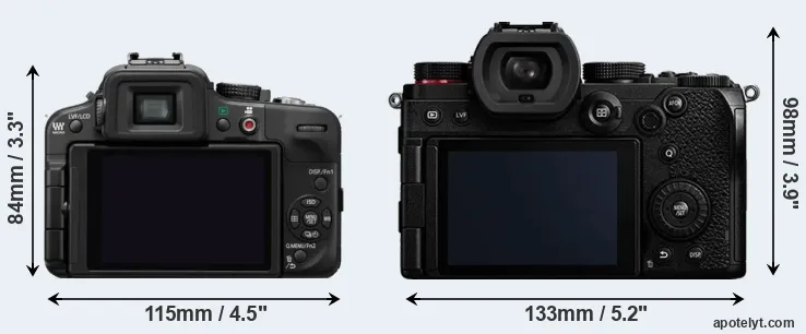 Comparison G3 or S5 rear