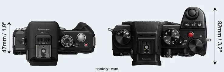 Compare G3 versus S5 top